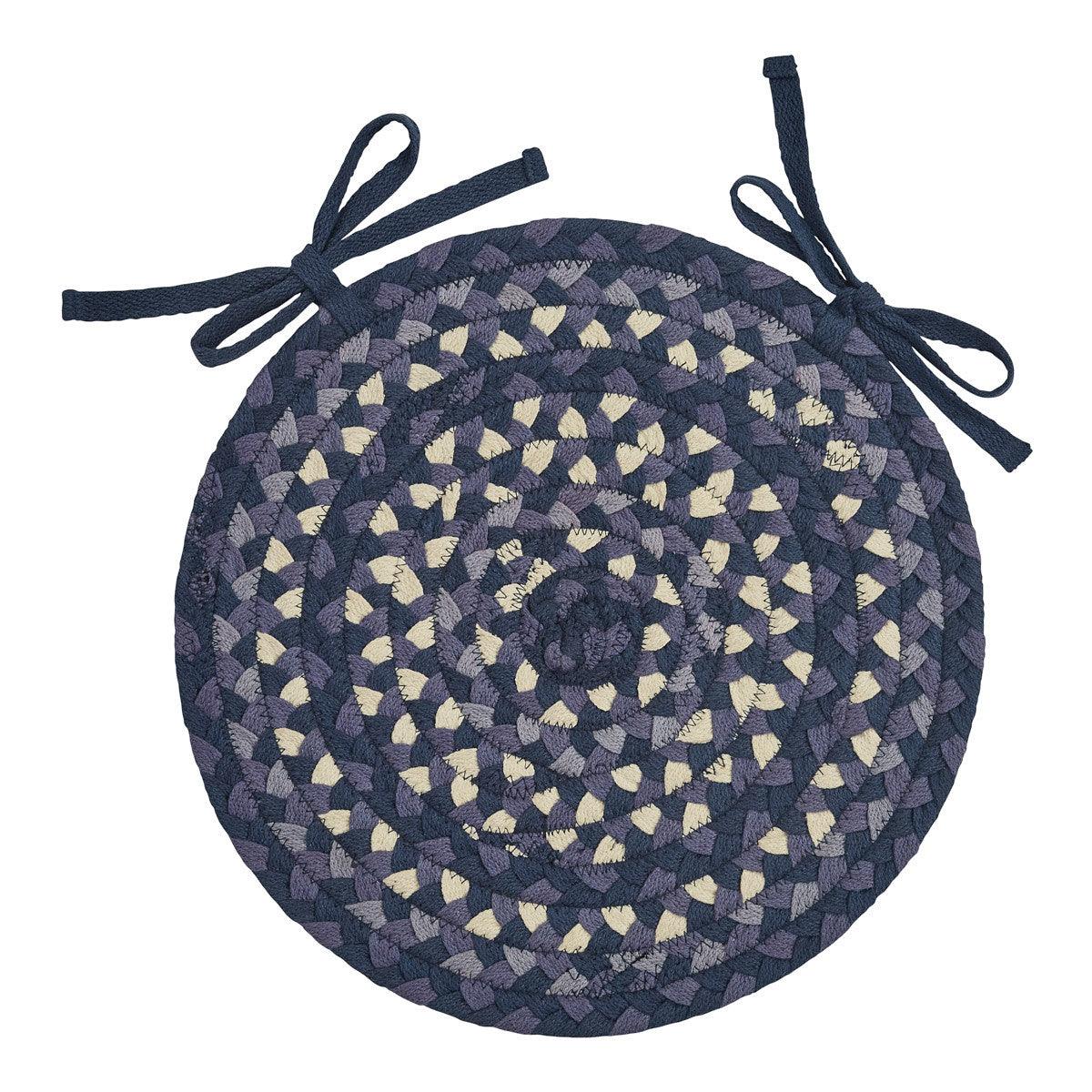 Bluestone Braided Chair Pad Set of 4