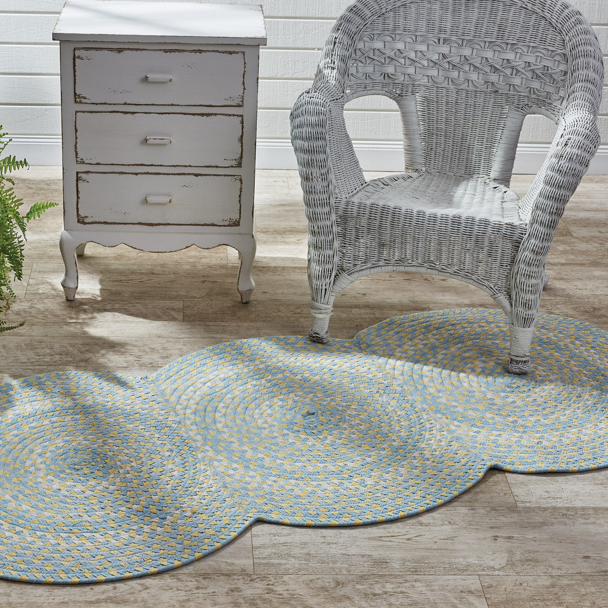 Cozy Cottage Braided Rug Runner 30" x 72" Park Designs - The Fox Decor