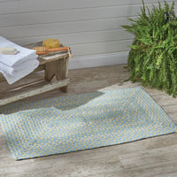 Thumbnail for Cozy Cottage Braided Rectangle Cotton Rug 27