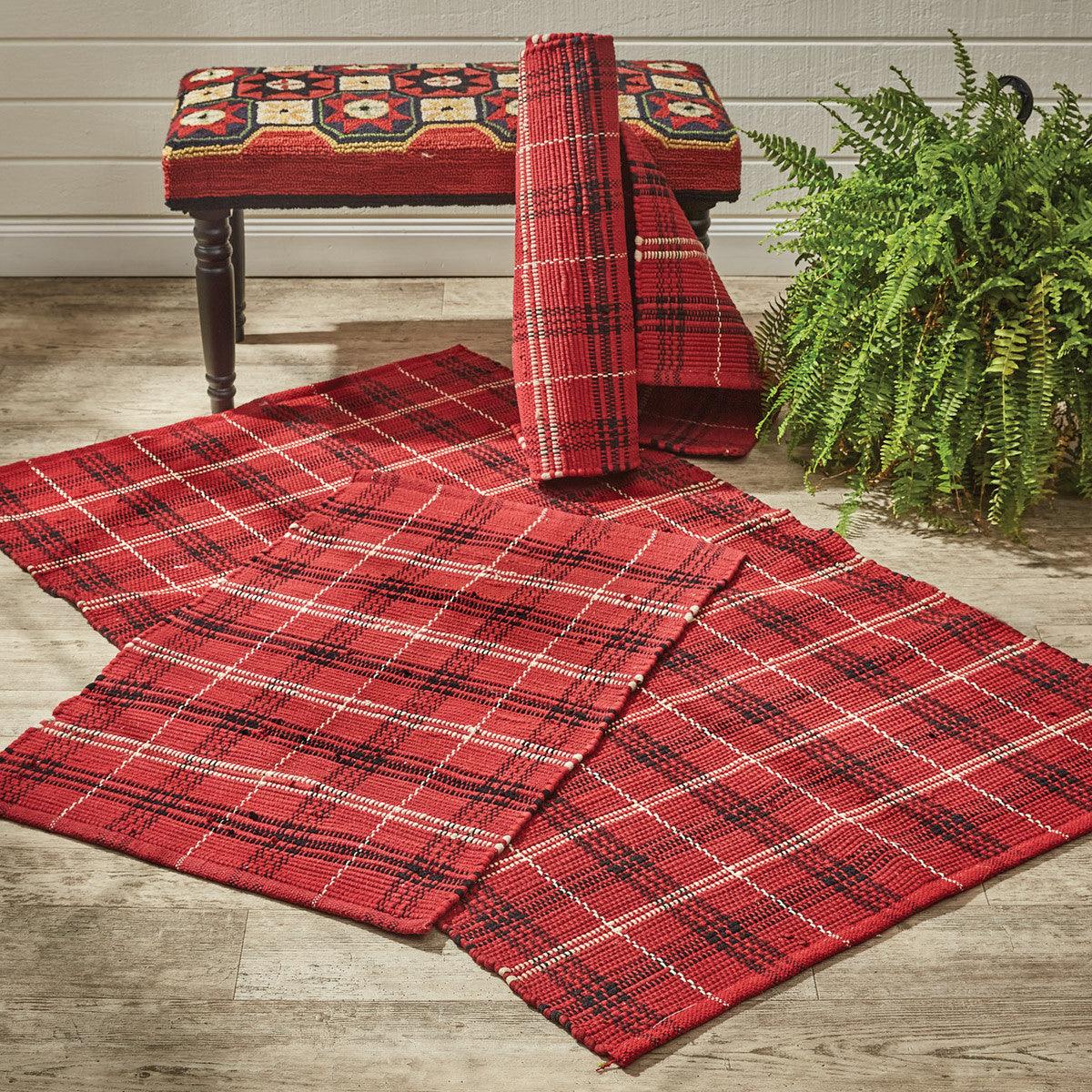 Farmhouse Star Rag Rug 3' x 5' - Park Designs - The Fox Decor