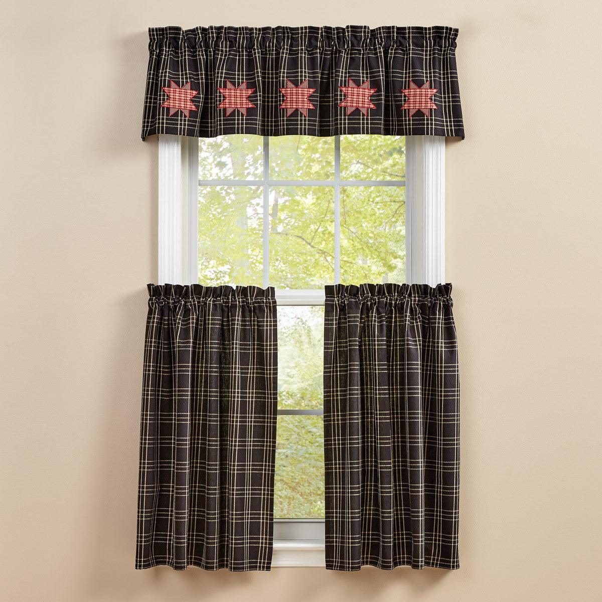 Farmhouse Star by Park Decorative Valance - 60x14 Park designs - The Fox Decor