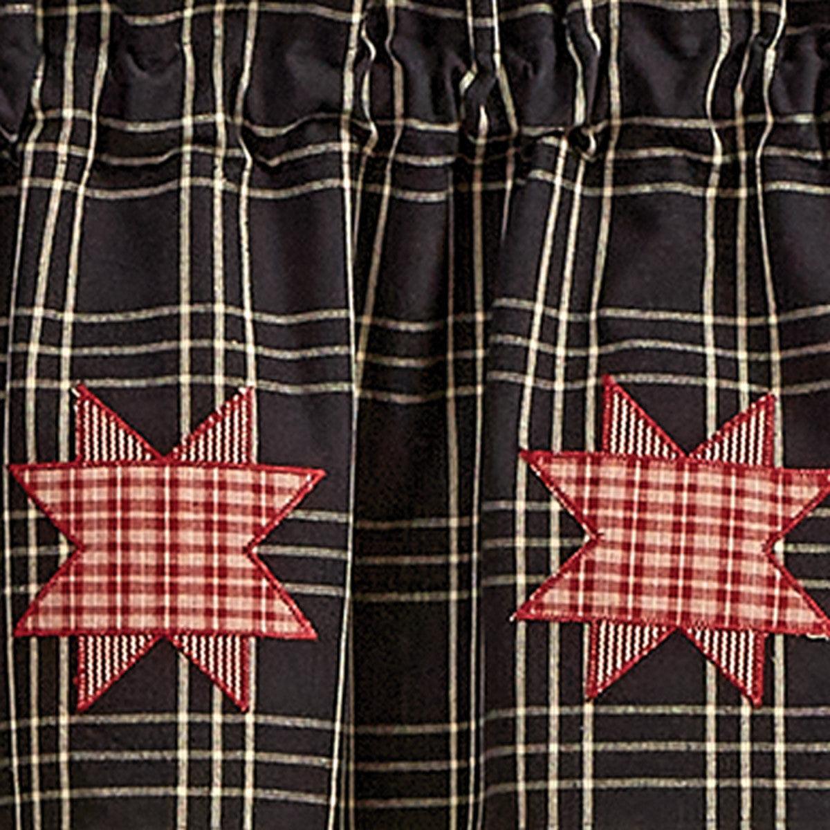 Farmhouse Star by Park Decorative Valance - 60x14 Park designs - The Fox Decor
