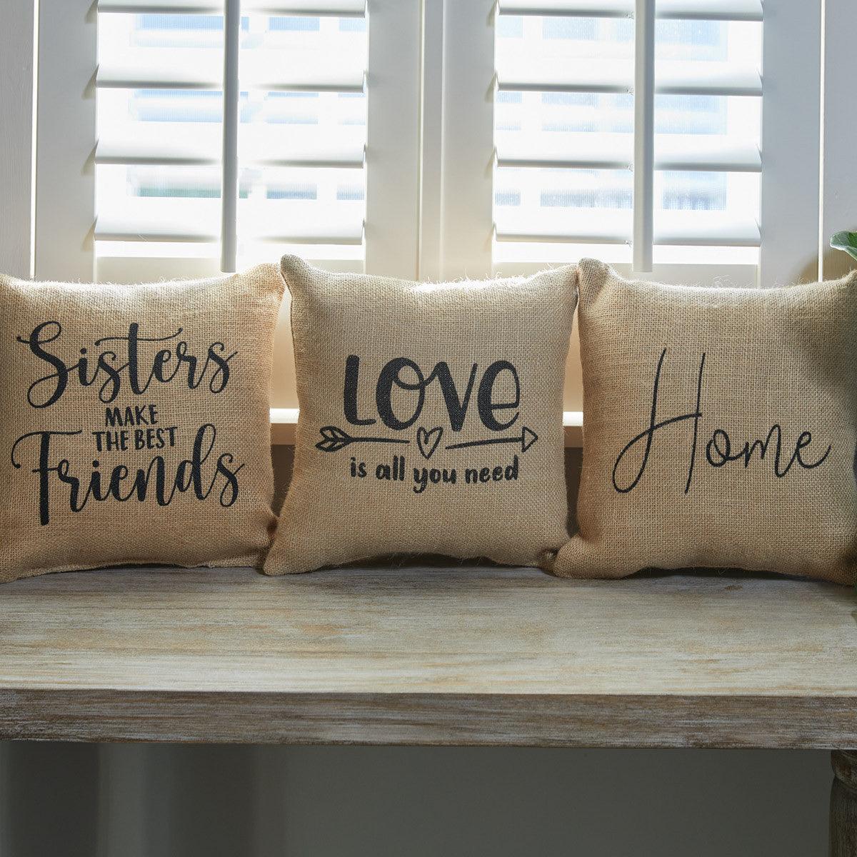 Love Is All Sentiment Pillow - 10x10 Park Designs - The Fox Decor