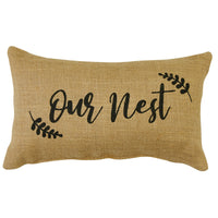 Thumbnail for Our Nest Sentiment Pillow - 7x12 Park Designs