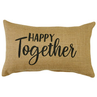 Thumbnail for Happy Together Sentiment Pillow - 7x12 Park Designs