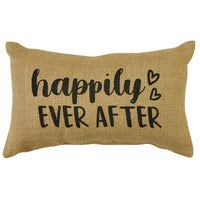 Thumbnail for Happily Ever After Sentiment Pillow - 7x12 Park Designs - The Fox Decor