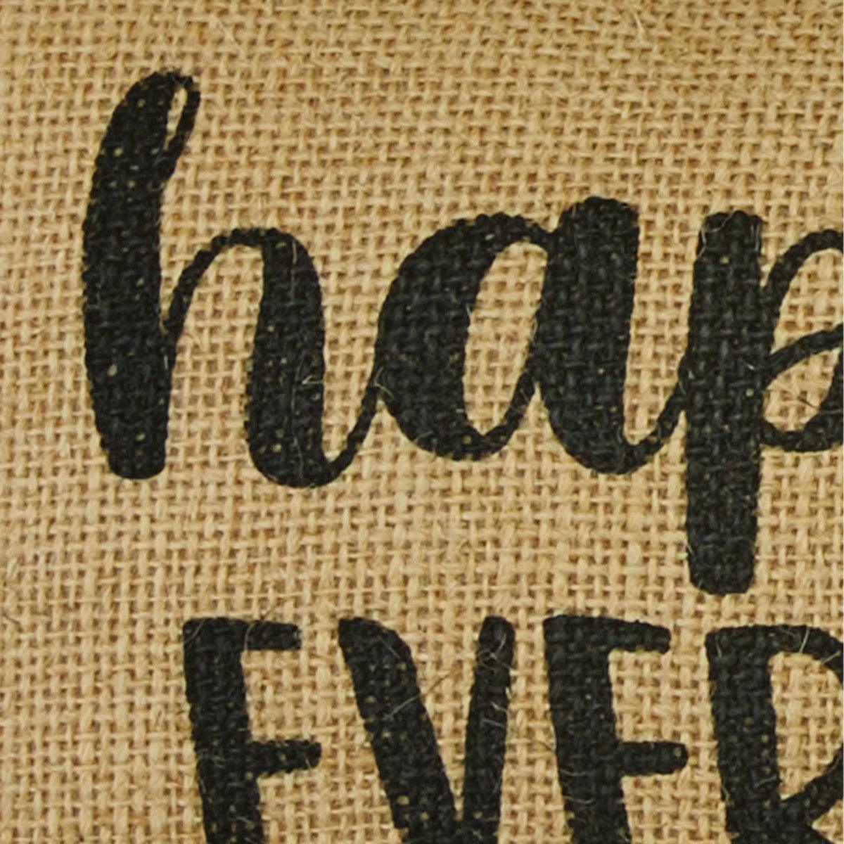 Happily Ever After Sentiment Pillow - 7x12 Park Designs - The Fox Decor