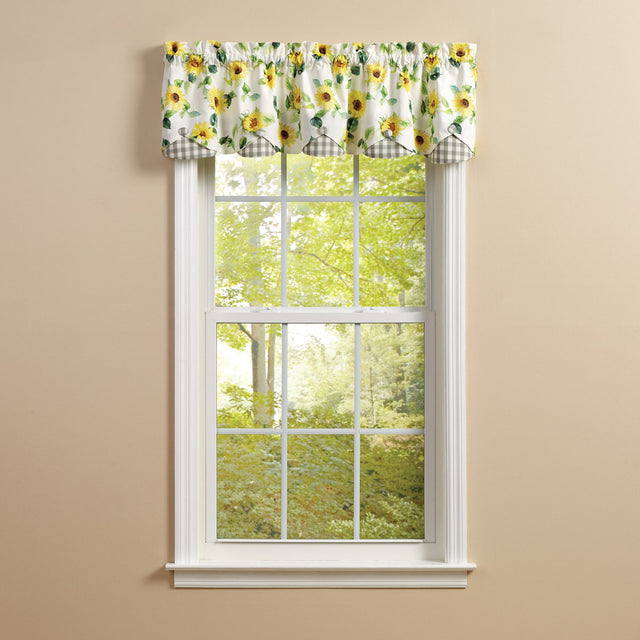 Follow The Sun Lined Scalloped Valance - 15