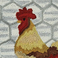 Thumbnail for Break Of Day Rooster Hooked Rug 2'X3' - Park Designs - The Fox Decor