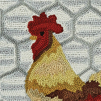 Thumbnail for Break Of Day Rooster Hooked Rug 2'X3' - Park Designs