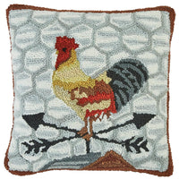 Thumbnail for Break Of Day Hooked Pillow - 18x18 - Park Designs - The Fox Decor