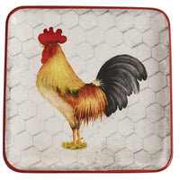 Thumbnail for Break Of Day Rooster Salad Plates - Set of 4 Park Designs - The Fox Decor