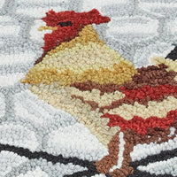 Thumbnail for Break Of Day Rooster Hooked Bench - Park Designs - The Fox Decor