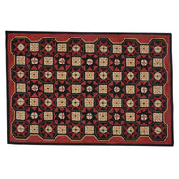 Thumbnail for Folk Star Hooked Rug 4' x 6' Park Designs - The Fox Decor