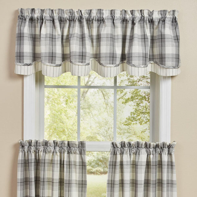 Limestone Valance - Lined Layered 72x16 Park designs - The Fox Decor