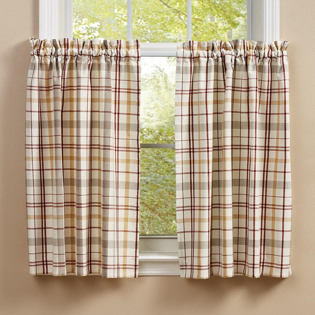 Kingswood Tier Pair Curtains - 72x36 Park Designs - The Fox Decor