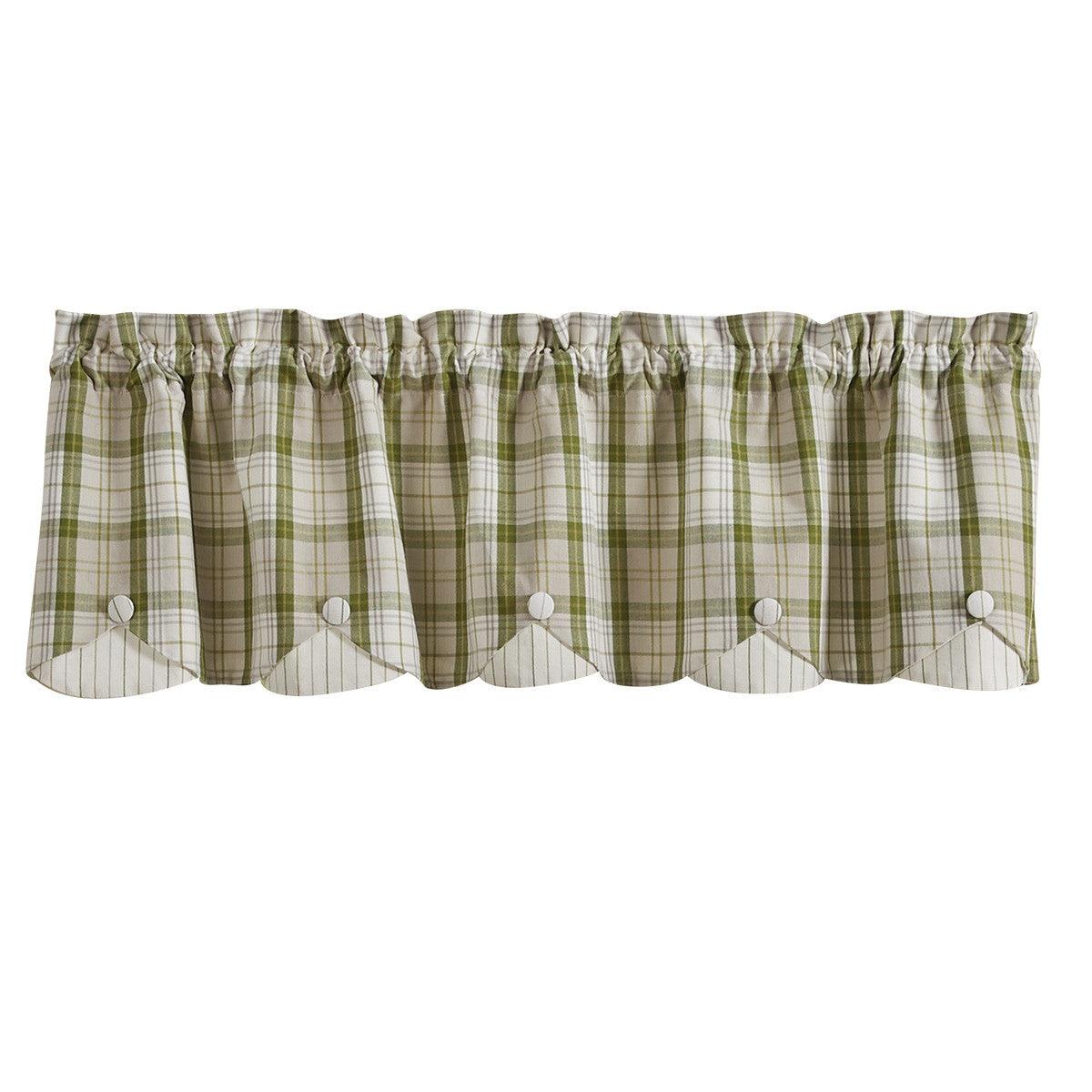 Peaceful Cottage Valance - Scalloped Park Designs - The Fox Decor