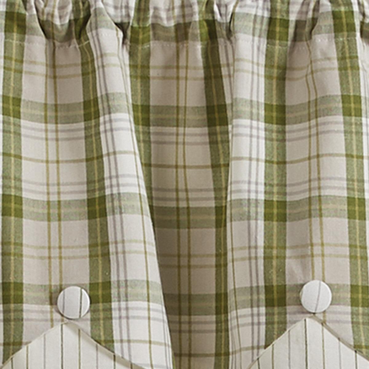 Peaceful Cottage Valance - Scalloped Park Designs - The Fox Decor