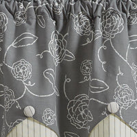 Thumbnail for Garden Path Valance - Lined Scalloped Park Designs - The Fox Decor