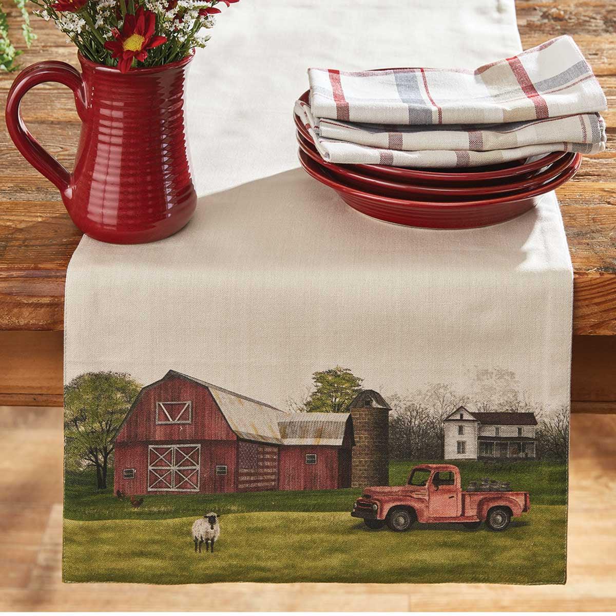 Life On Farm Table Runner - 14x42 Park Designs