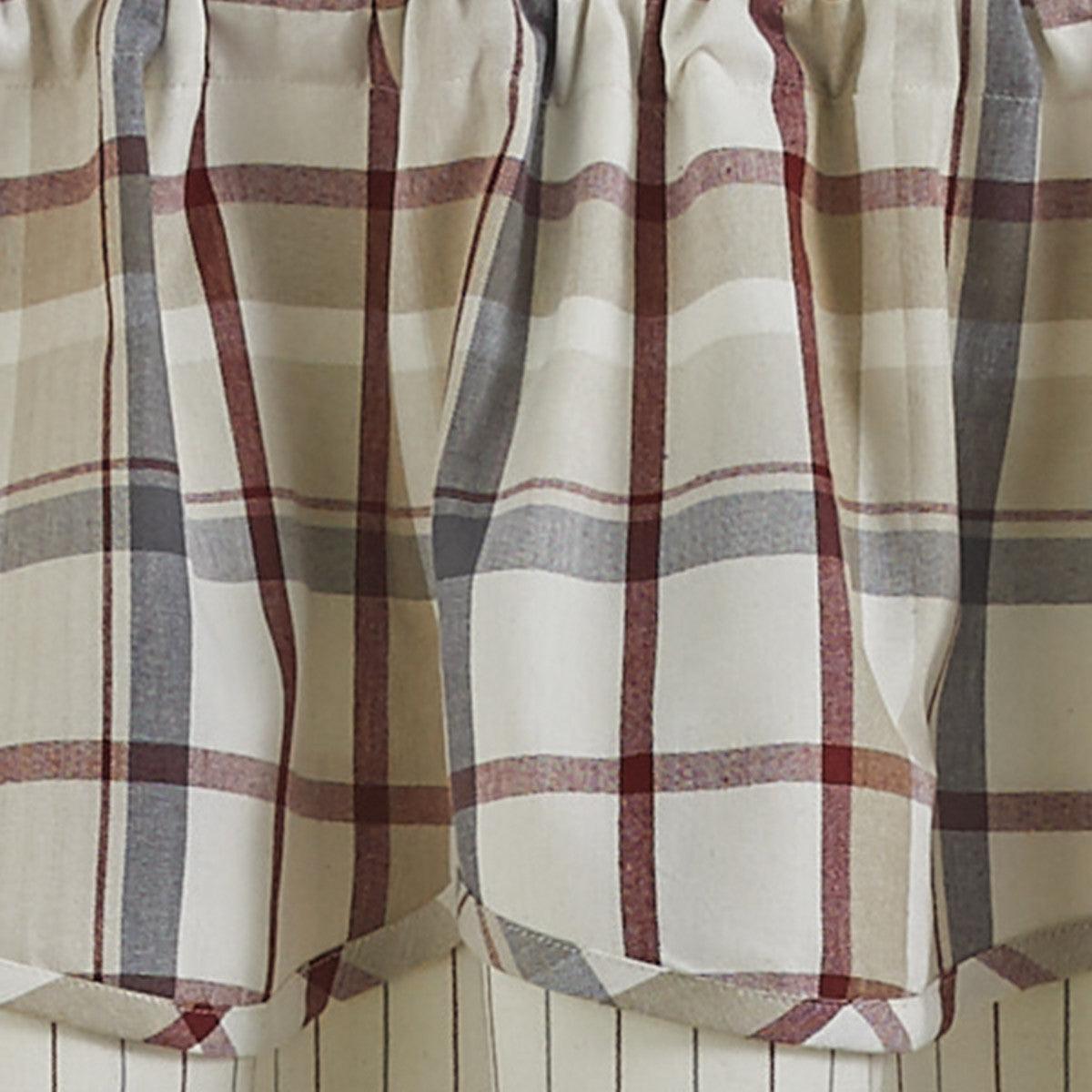 Glenwood Valance - Lined Layered Valance 72x16 Park Designs - The Fox Decor