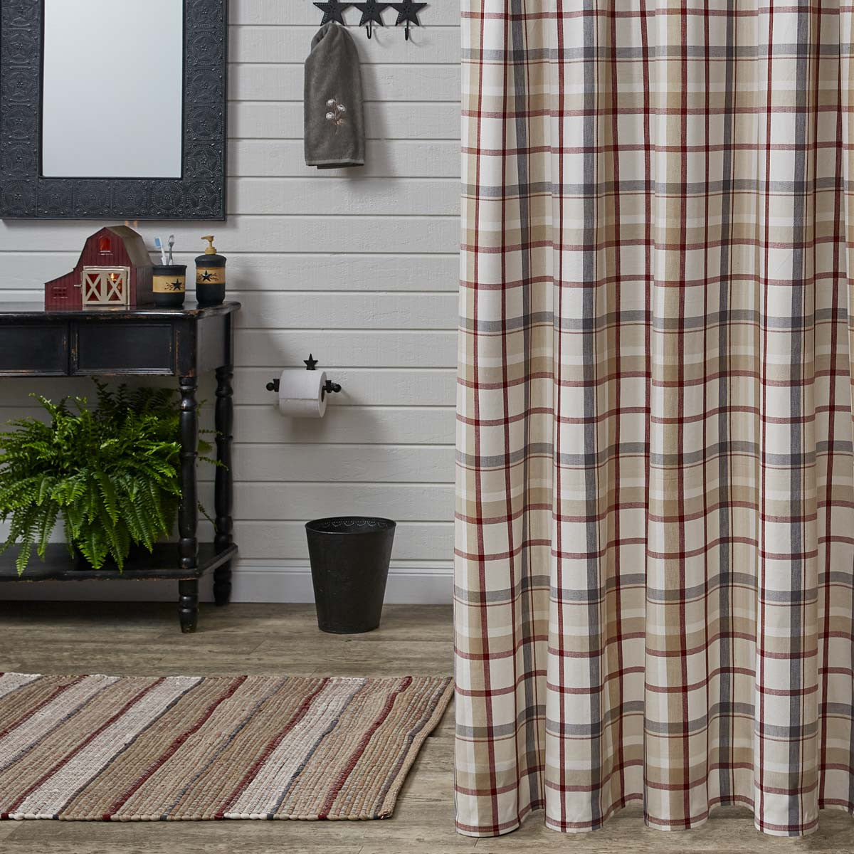 Glenwood Shower Curtain 72" x 72" Park Designs - The Fox Decor