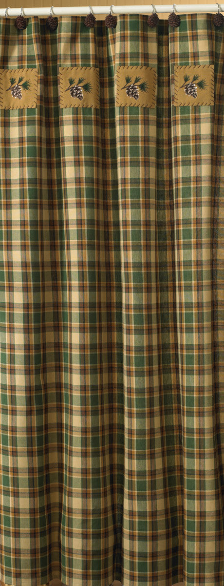 Scotch Pine Shower Curtain 72" x 72" - Park Designs