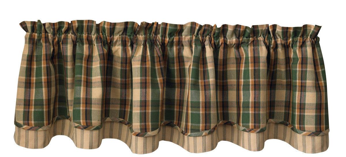 Scotch Pine Valance - Lined Layered Park Designs