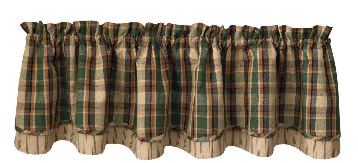 Scotch Pine Valance - Lined Layered Park Designs - The Fox Decor