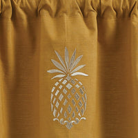 Thumbnail for Pineapple Embroidered Valance - Lined 60x14 Park Designs - The Fox Decor