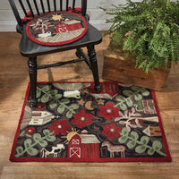 Thumbnail for Farm Life Hooked Chair Pad Park Designs - The Fox Decor