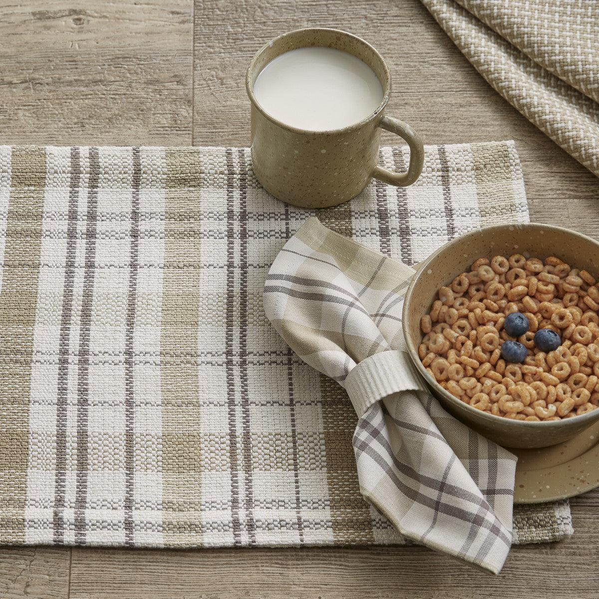 In The Meadow Placemats - Plaid Set Of 6 Park Designs