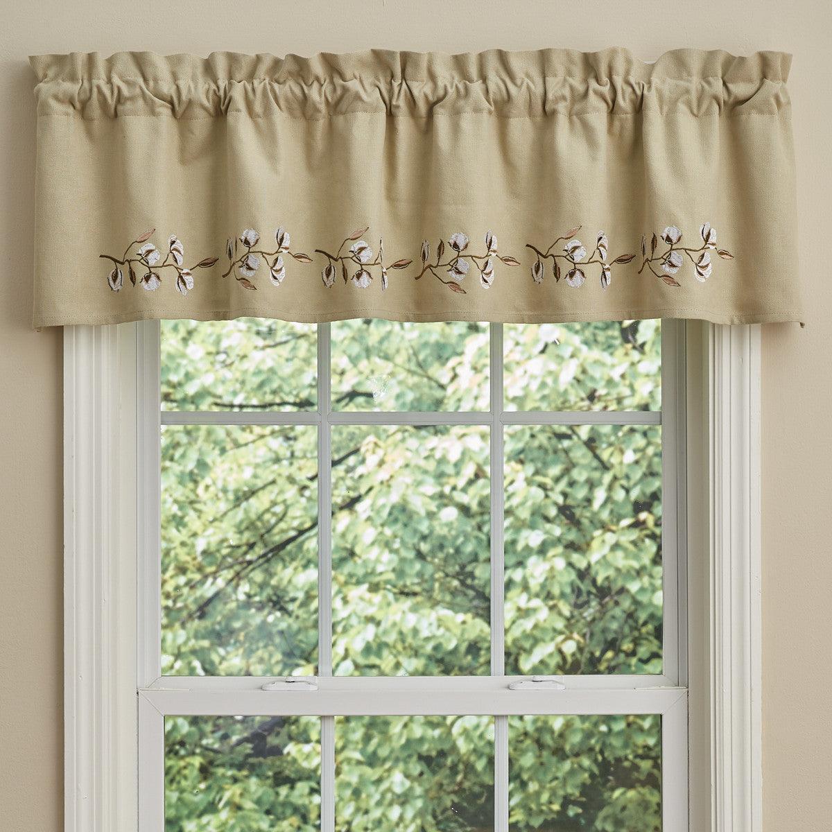 Cotton Wreath Valance Park Designs - The Fox Decor