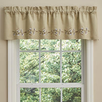 Cotton Wreath Valance Park Designs - The Fox Decor