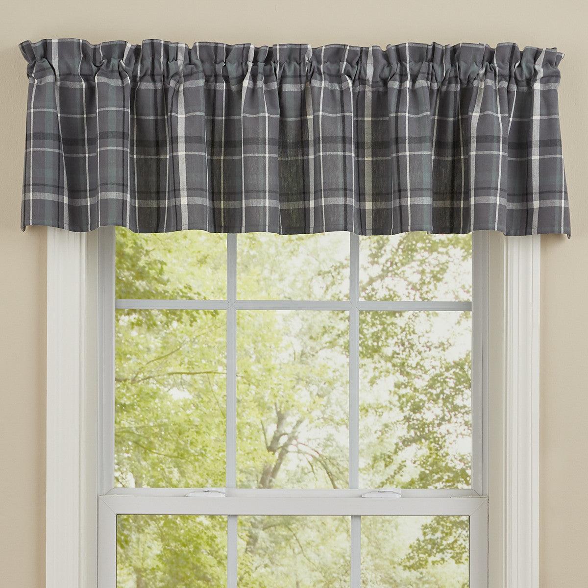 Beaumont Plaid Valance Park designs - The Fox Decor