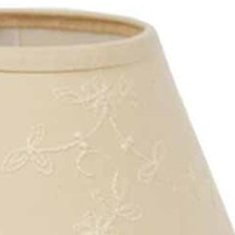 Cream Candlewicking Cream 14" Lampshade 4W430005 - The Fox Decor