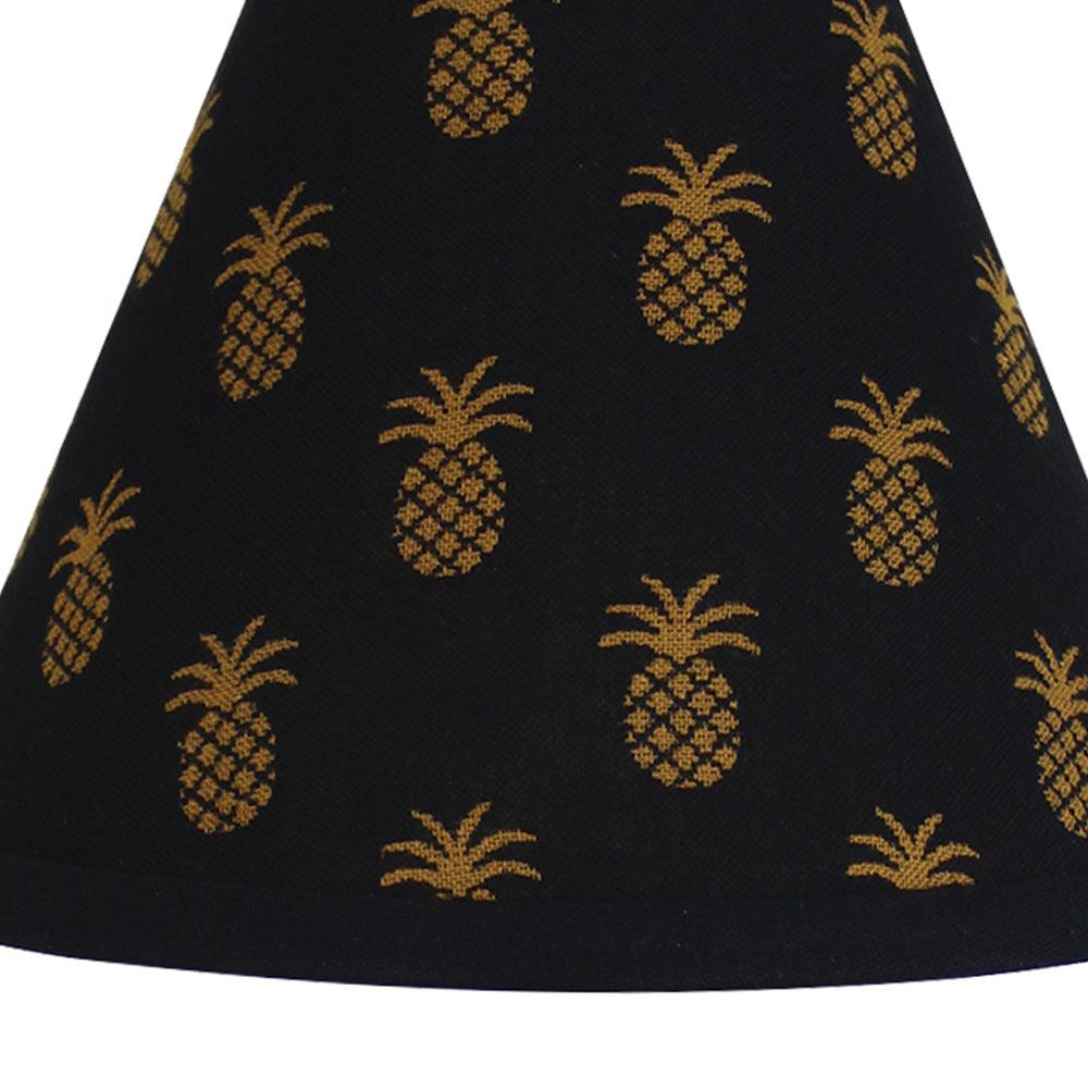Pineapple Town - Black Lampshade 14 Inch Washer 4W660011 - The Fox Decor