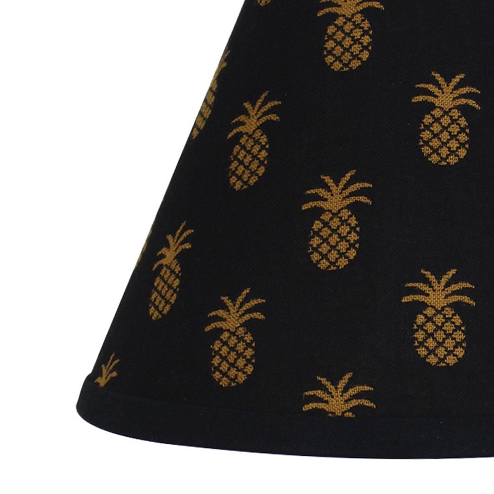 Pineapple Town - Black Lampshade 14 Inch Washer 4W660011 - The Fox Decor