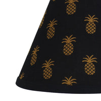 Pineapple Town - Black Lampshade 14 Inch Washer 4W660011 - The Fox Decor
