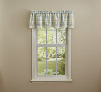 Thumbnail for Brooke Window Valance Set of 2 - Lined Layered Park Designs