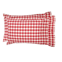 Thumbnail for Annie Buffalo Red Check Standard Pillow Case Set of 2 21x30 VHC Brands - The Fox Decor