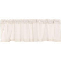 Thumbnail for Burlap Valance Curtains Natural, White, Chocolate - The Fox Decor