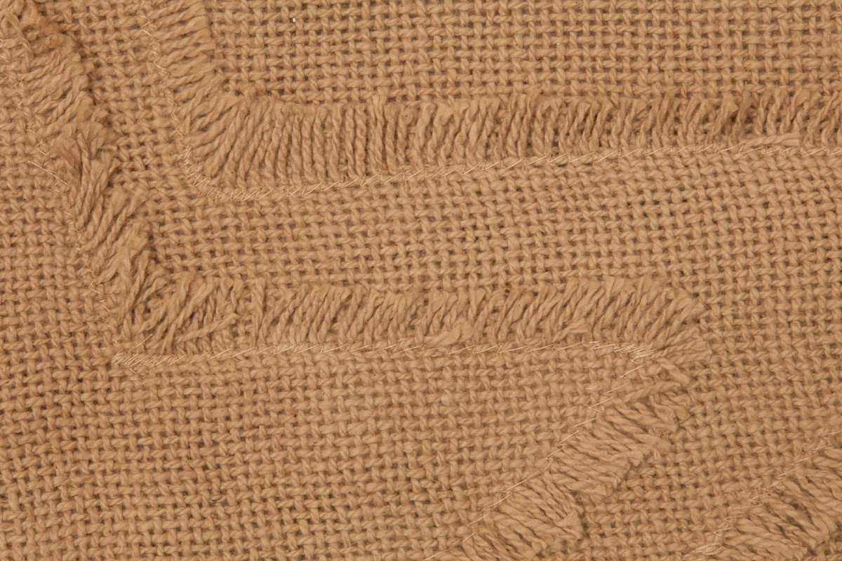 Burlap Natural Star King/Queen/Twin Coverlet - The Fox Decor