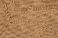 Thumbnail for Burlap Natural Star King/Queen/Twin Coverlet - The Fox Decor