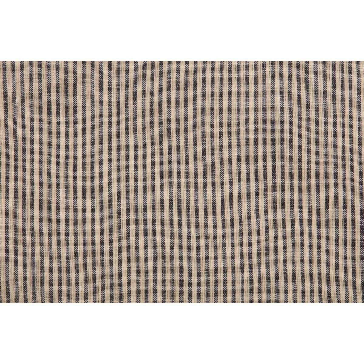 Dakota Star Farmhouse Blue Ticking Stripe Bed Skirts VHC Brands - The Fox Decor