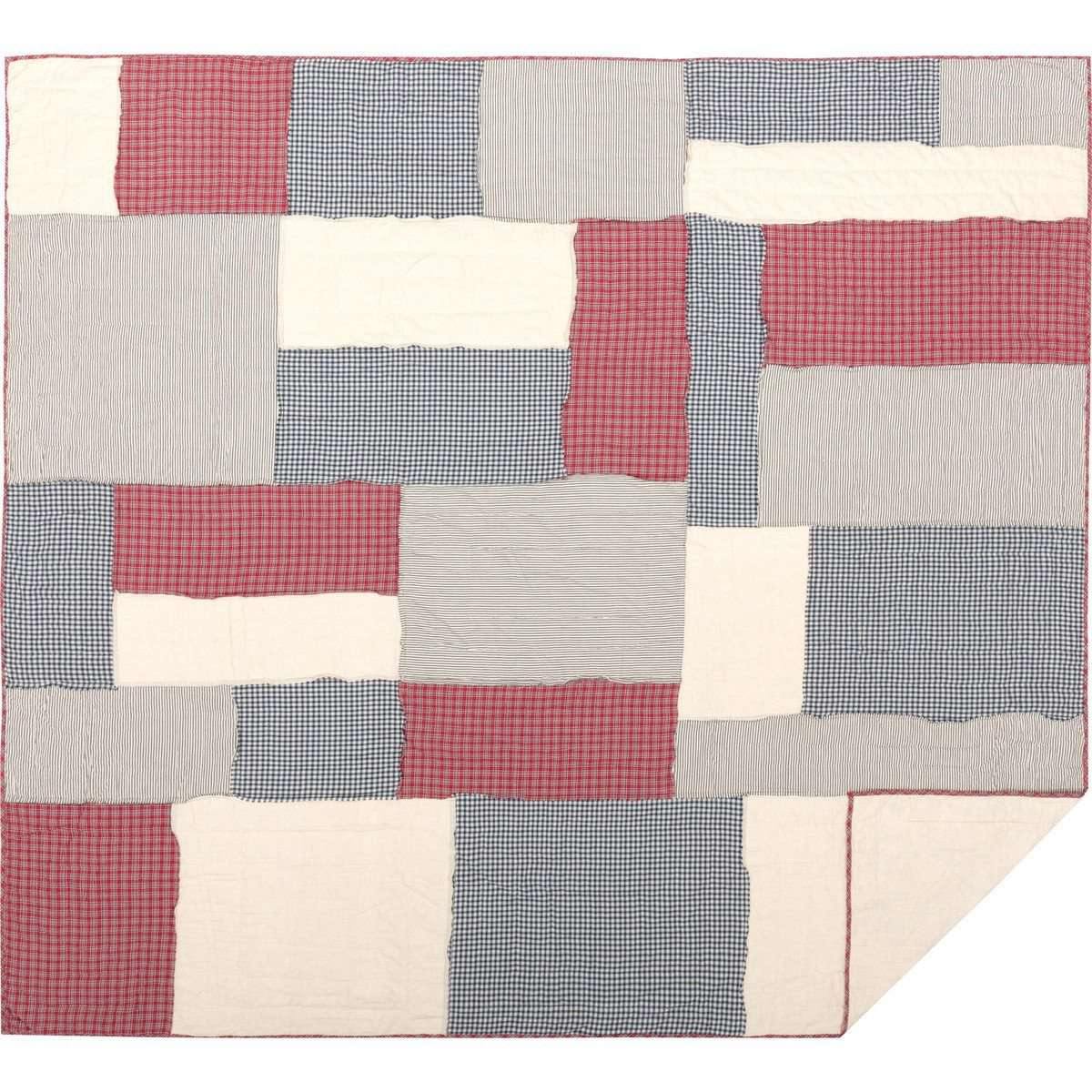 Hatteras Patch King Quilt 105Wx95L VHC Brands full