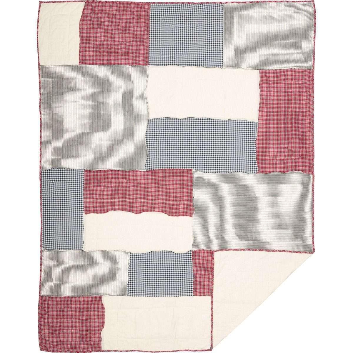 Hatteras Patch Twin Quilt 68Wx86L VHC Brands full