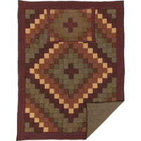 Thumbnail for Heritage Farms Twin Quilt Set; 1-Quilt 68Wx86L w/1 Sham 21x27 VHC Brands full
