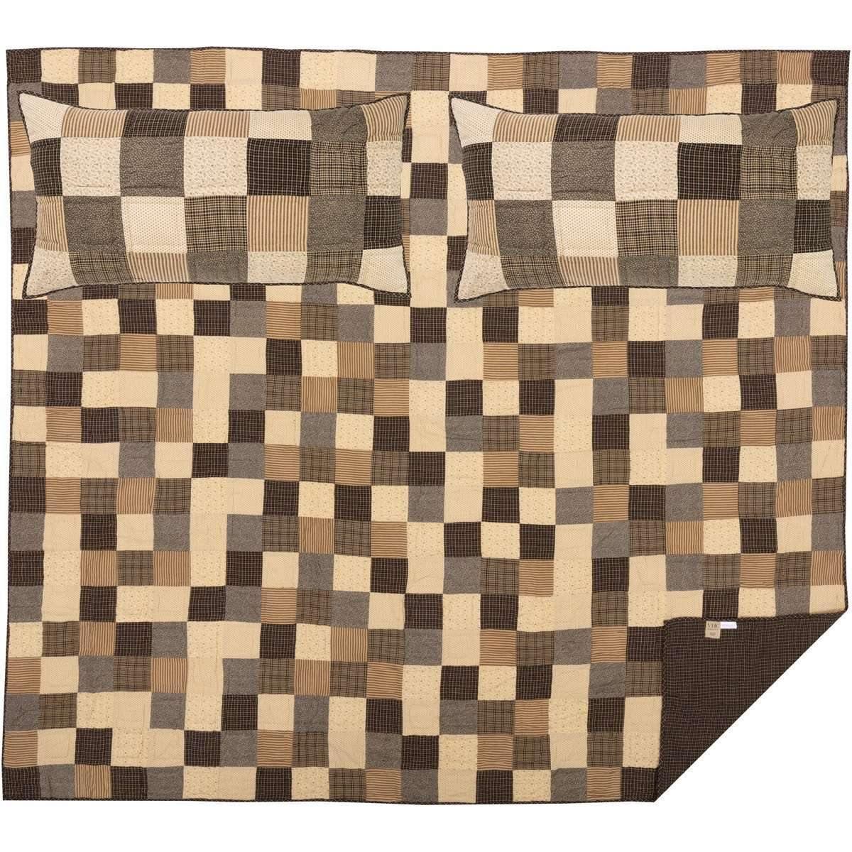 Kettle Grove King Quilt Set; 1-Quilt 110Wx97L w/2 Shams 21x37 VHC Brands online
