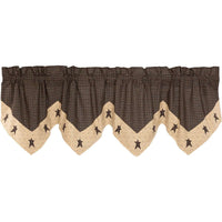 Thumbnail for Kettle Grove Star Valance Curtain Country Black VHC Brands - The Fox Decor